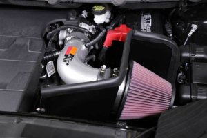 Ford Edge Performance Air Intake - K&N Engineering - Metal Intake - `15-`18